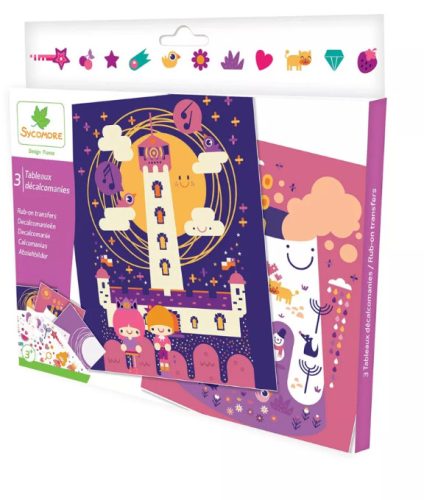 Sycomore dörzsölős matrica dekorációs készlet – mesék 4