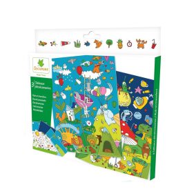   Sycomore kreatív matricajáték gyerekeknek – képzeletbeli világ 4