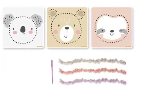 Sycomore fűzős állatok - kreatív készlet a finommotoros készségek fejlesztéséhez 3