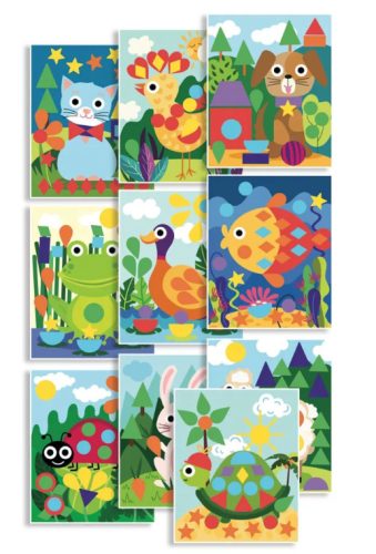 Sycomore kreatív matricakészlet gyerekeknek – állatos téma 3