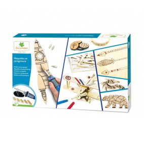   Sycomore Pirográfia – Kreatív Faégetési Készlet Gyerekeknek, Fiúknak, 6+ éves kortól