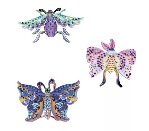 Sycomore Stick'n Fun kreatív készlet – Mozgó elemekkel díszített mozaikfestmények flitterekkel, Elvarázsolt kert, 5+ éves kortól 5