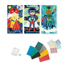 Sycomore Stick n fun Mozaikkép-készítő - szuperhős -5 éves kortól