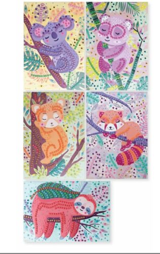 Sycomore Stick ’n Fun kreatív készlet – Aranyos állatos mozaikok gyerekeknek, 5+ éves kortól 5