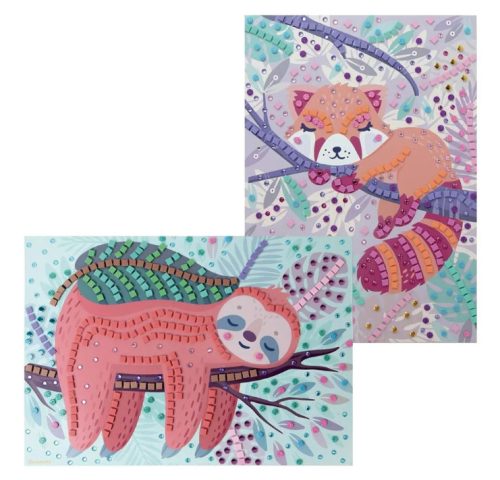 Sycomore Stick ’n Fun kreatív készlet – Aranyos állatos mozaikok gyerekeknek, 5+ éves kortól 5