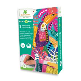   Sycomore Stick'n Fun mozaikkép-készítő - egzotikus madarak 5 éves kortól