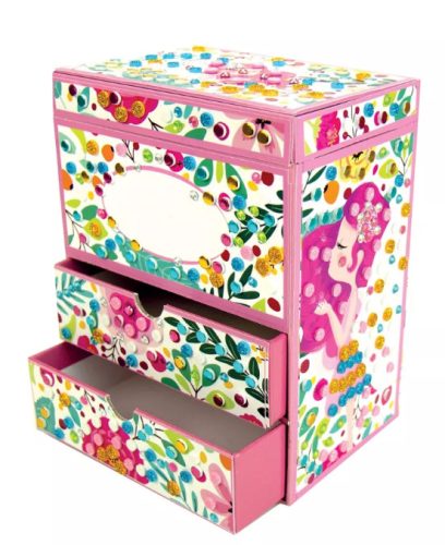 Sycomore Stick’n Fun kreatív készlet – 3D mozaik ékszerdoboz gyerekeknek, 5+ éves kortól 5