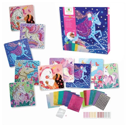 Sycomore Stick’n Fun kreatív készlet – Unikornis mozaikfestmények 4