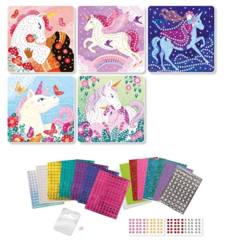 Sycomore Stick’n Fun kreatív készlet – Unikornis mozaikfestmények 4