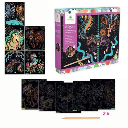 Sycomore Artissimo képkarc - lovak és unikornisok 7+ éves kortól