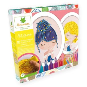   Sycomore Artissimo kreatív játék 3D festéssel és színezővel – frizurák 4
