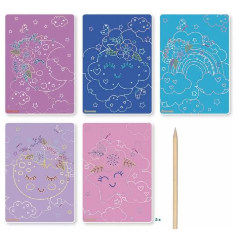 Sycomore Artissimo kreatív készlet varázslatos kaparós képek gyerekeknek 4