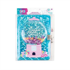   Make It Real, 3C4G Rágógumi csillámos zárható napló tollal 6+ éves kortól