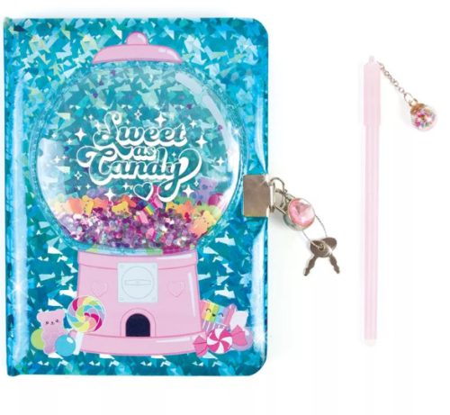 Make It Real, 3C4G Rágógumi csillámos zárható napló tollal 6+ éves kortól