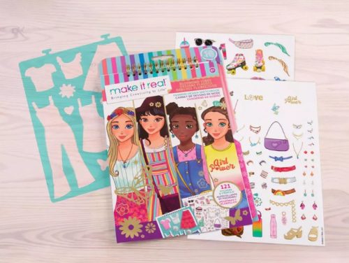 Make It Real Virágzó kreativitás divattervező vázlatfüzet 6+ éves kortól