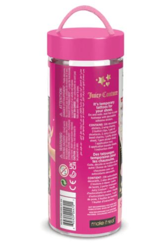 Make It Real Juicy Couture Sticker Chic cipődíszítés 6+ éveseknek