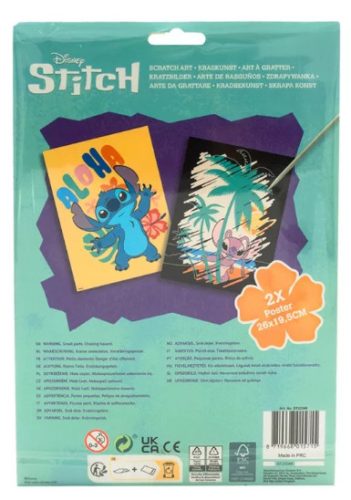 Canenco Stitch képkarc poszter, 29x15 cm, 2 db-os 4