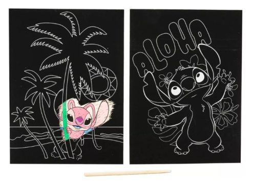 Canenco Stitch képkarc poszter, 29x15 cm, 2 db-os 4