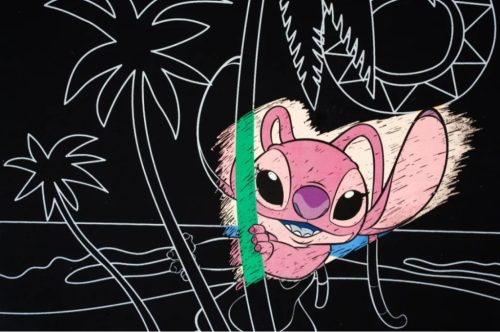 Canenco Stitch képkarc poszter, 29x15 cm, 2 db-os 4