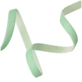 10 mm-es bársonyszalag – Vintage zöld