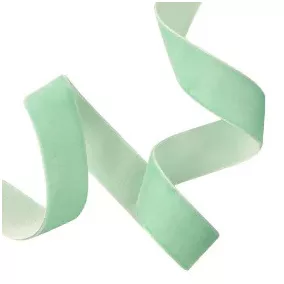 22 mm-es bársonyszalag – Vintage zöld