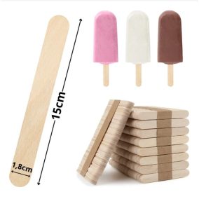 Fa spatula  nyárfából 15cm 50db/csom