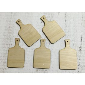 Natúr fa vágódeszka, hűtőmágnes méretű