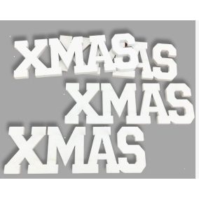 Xmas felirat fehér 15cm