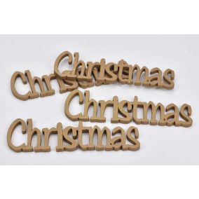 Christmas felirat arany 15cm