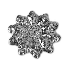 Fém dekorációs virág 48 mm 3 db/csomag