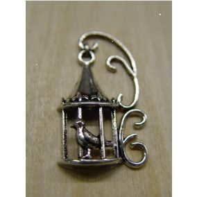 ezüst kalitka medál 3,5x2 cm