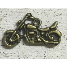 medál - réz színű motor 2,5x1,7 cm