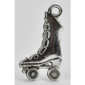 medál - ezüst görkorcsolya 1,2 x 2 cm