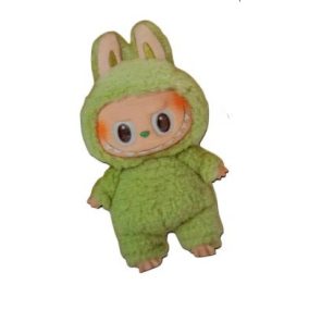 Nyomtatott díszkarton - Labubu zöld 8,2 cm