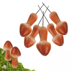 Erdei gomba - világosbarna 5,3x2,5cm 1 db 