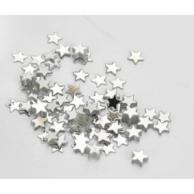 Ezüst csillag flitterek 5 g