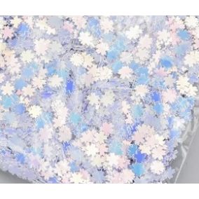 fehér szivárvány flitterek 5 g