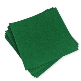 Zöld filclap 25x25 cm