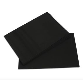 Dekorgumi fekete 30x20 cm