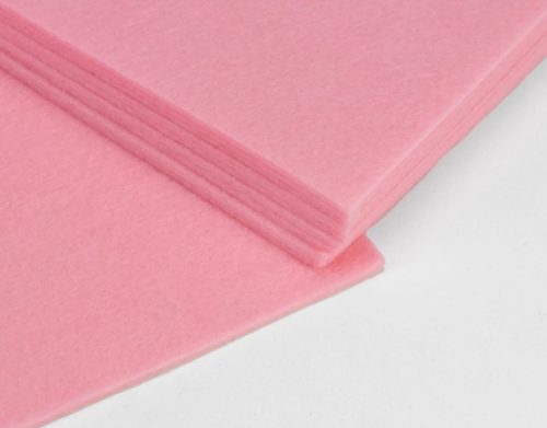 Barkácsfilc lap A4 rózsaszín