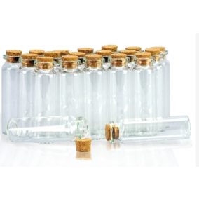 Üvegcse parafadugóval 7x2,2 cm 3 db/csomag