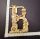 Dekoratív fa steampunk „B” betű – 8,5 × 10 cm
