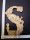 Dekoratív fa steampunk "S" betű – kb. 8,5 × 10 cm