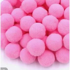   Kasmír Dekoratív Golyók – Rózsaszín – 0,8 cm – 20 Darab