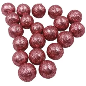   Csilláms polisztirol golyó bronz színű,  1,4 cm 10 db/csomag