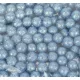 Világoskék csillámos polisztirol golyó 1,4 cm 10db/csomag