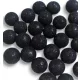 Fekete csillámos polisztirol golyók 1,4 cm 10db/csomag
