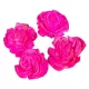 Ming rózsaszín művirág 2 cm – dekoratív boglárka kreatív és kézzel készített dekorációkhoz, 10 db/készlet
