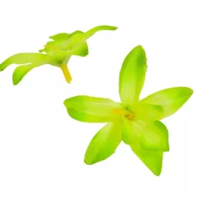   Selyem orchideafej 7,5 cm 3 db/csomag– elegáns művirág dekorációhoz és virágkötészethez