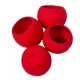 Piros Bell Cup 4–5 cm 3 db– Természetes díszítőelem kézzel készített virágdíszekhez és dekorációkhoz